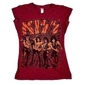 KISS 2012 Womens Red T-Shirt Size Medium